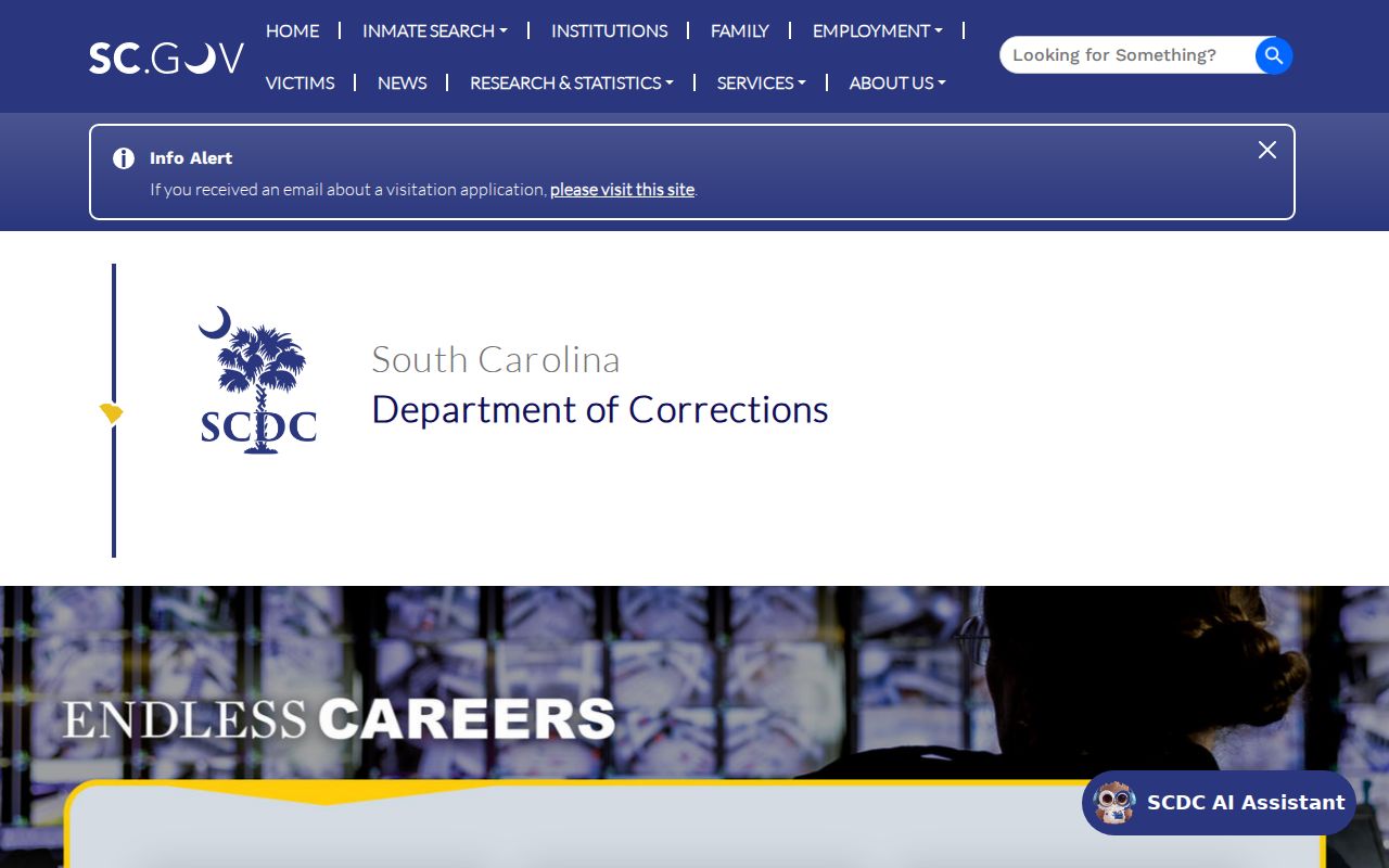 Pickens County arrest custody route to South Carolina corrections